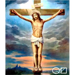 Goblen de diamante - Iisus pe cruce