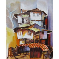 Pictura pe numere - Casele din Veliko Tarnovo