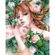 Pictura pe numere - Zodia Berbec printre trandafiri