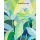 Pictura pe numere - Frunze stilizate, tropicale
