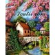 Pictura pe numere - Florile de cires si podul satului