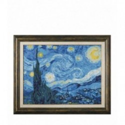 Goblen Noapte instelata - dupa pictura lui Vincet van Gogh. Cusatura goblenului 1:1