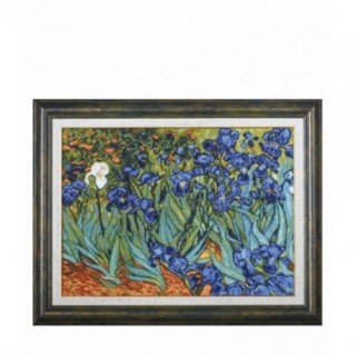 Goblen Irisi - dupa pictura lui Vincent van Gogh. Cusatura goblenului 1:1
