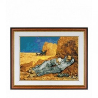 Goblen Siesta - dupa pictura lui Vincent van Gogh. Cusatura goblenului 1:1