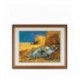 Goblenul Siesta - dupa pictura lui Vincent van Gogh. Cusatura goblenului 1:4