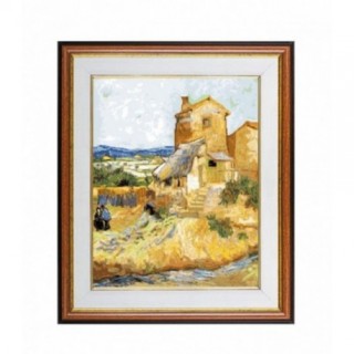 Set Goblen - Moara veche - dupa pictura lui Vincent van Gogh. Punct mare