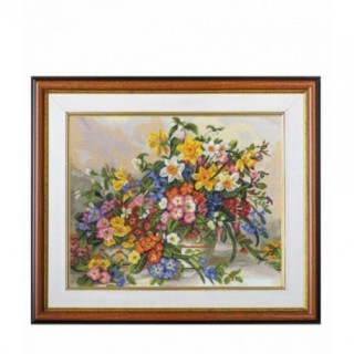 Set Goblen - Extravaganta colorata - dupa pictura lui Albert Williams. Punct mare