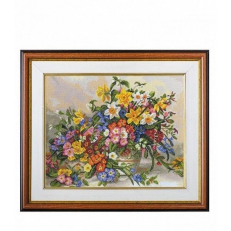 Set Goblen - Extravaganta colorata - dupa pictura lui Albert Williams. Punct mare