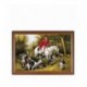 Set Goblen - Vanatoare - fire DMC. Punct mare