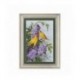 Goblen Pui si flori violete - dupa pictura lui Mary Golay. Set de cruci, Aida 16 K