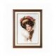 Set Goblen - Eleganta Lady - fundal fara cusut. Punct in cruce, Aida 16 K