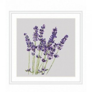 Set Goblen - Lavanda - fundal fara cusut. Punct mare, panama nemarcata