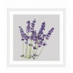 Set Goblen - Lavanda - fundal fara cusut. Punct mare, panama nemarcata