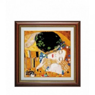 Set Goblen - Sarutul - dupa imaginea lui Gustav Klimt. Punct mic