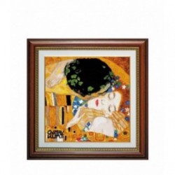 Goblen Sarutul - dupa imaginea lui Gustav Klimt. Punctul in cruce pe etamina 1:4