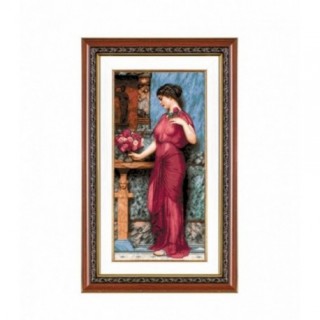 Set Goblen - Propunerea lui Venera - dupa pictura lui John Godward, fire DMC. Punct in cruce, Aida 18 K