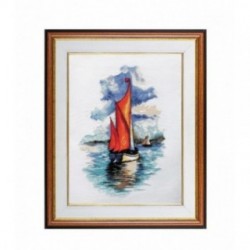 Set Goblen -Panze rosii – dupa pictura lui Nicolina Dimitrova - Punct in cruce, Аida 16 К