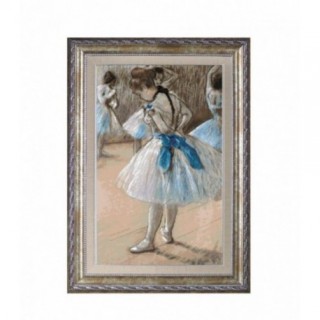 Goblen Balerina - dupa tabloul pictorului Edgar Degase. Cusatura goblenului 1:1