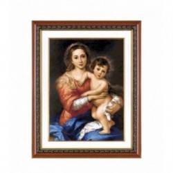 Goblen Madonna si Copilul- dupa un tablou de B.Murillo, Cusatura goblenului 1:1