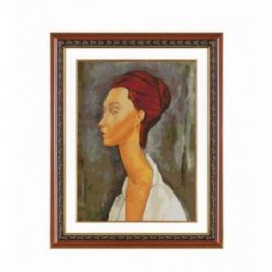 Goblen Lunia-dupa un tablou de Amedeo Modigliani - cusatura goblenului 1:1