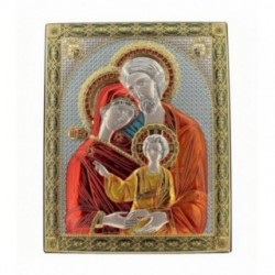 Icoana Argint - Sfanta Familie 26х33 cm.