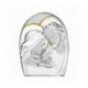 Icoana Argint - Sfanta Familie - Iubirea parintilor 24х47 cm ( ovala) 