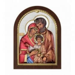Icoana Argint - Sfanta Familie 7x9cm