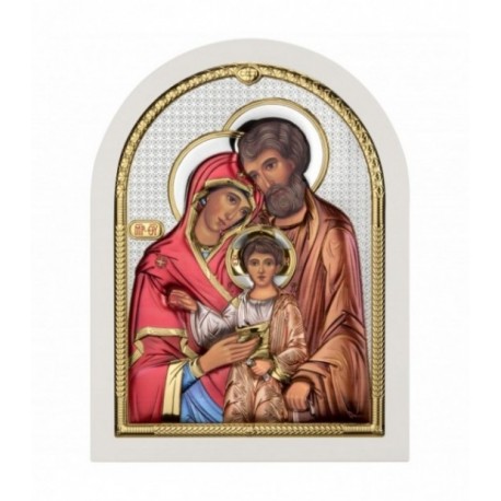 Icoana Argint - Sfanta Familie 7x9cm