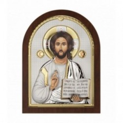 Icoana Argint Iisus Hristos - 7x9 cm