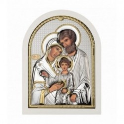 Icoana Argint - Sfanta Familie 16x21cm