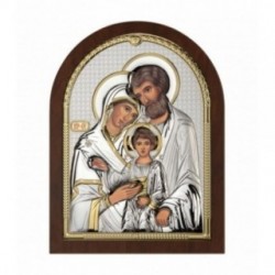 Icoana Argint - Sfanta Familie - 7x9 cm