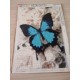 Goblen de diamante - Fluture albastru