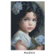 Goblen de diamante - Violeta - fetita cu ochii albastri fermecatori
