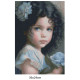 Goblen de diamante - Violeta - fetita cu ochii albastri fermecatori