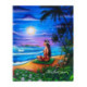 Pictura pe numere - Hawai, frumoasa femeie si apusul soarelui