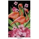 Goblen de diamante - Flamingouri si flori