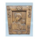 Icoana sculptata in lemn - Maica Domnului cu Pruncul