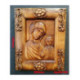 Icoana sculptata in lemn - Maica Domnului cu Pruncul