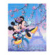 Pictura pe numere - Mickey si Minnie Mouse pe bicicleta la Paris