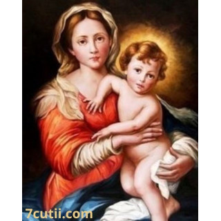 Pictura pe numere - Madonna din Murillo