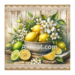 Pictura pe numere - Aroma de lamai 40х40 cm