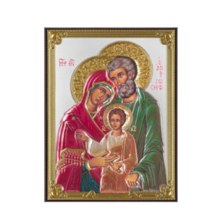 Icoana Argint - Preasfanta Familie 19х26 cm