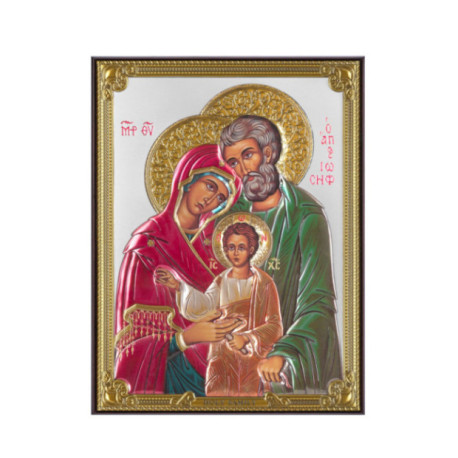 Icoana Argint - Preasfanta Familie 19х26 cm