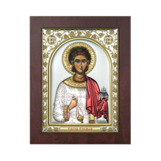 Icoana Argint - Sfantul Stefan 15х20 cm