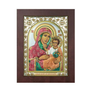 Icoana Argint - Maicuta Domnului si Iisus 15х20 cm