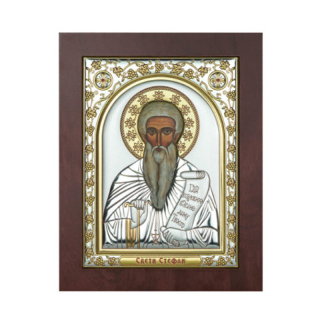 Icoana Argint - Sfantul Ivan de Rila 15х20 cm
