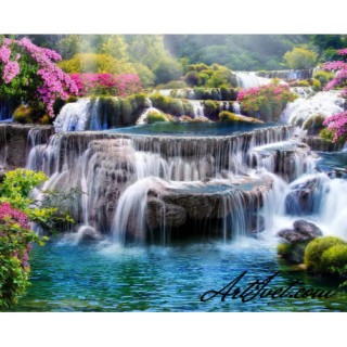 Pictura pe numere - Cascada Paradisului