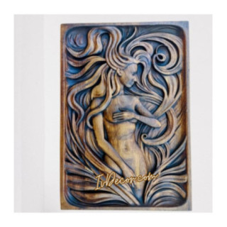 Sculptura in lemn - Femeie divina