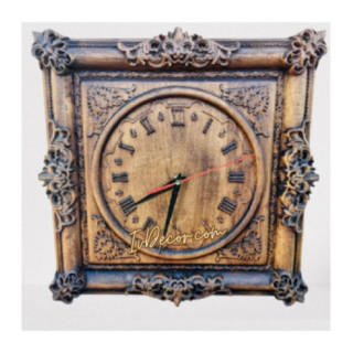 Sculptura in lemn - Ceas Vintage