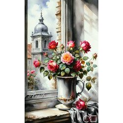 Goblen de diamante - Vedere din fereastra - Turnul de Est